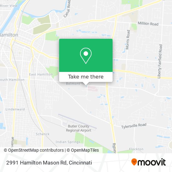2991 Hamilton Mason Rd map