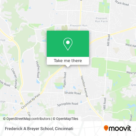 Frederick A Breyer School map