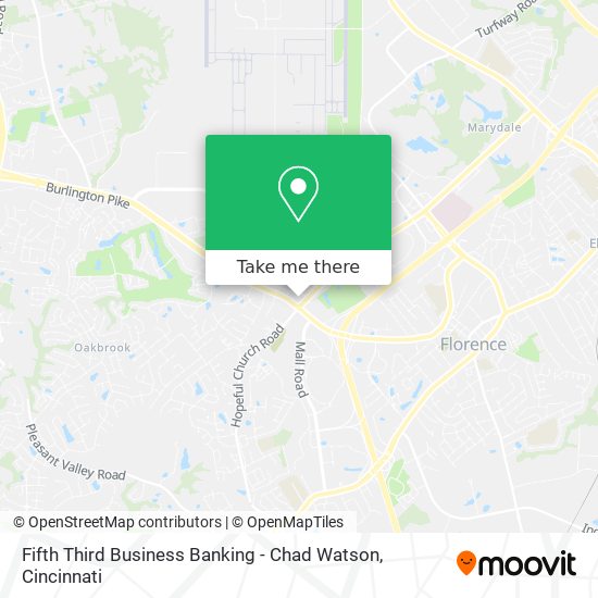 Mapa de Fifth Third Business Banking - Chad Watson