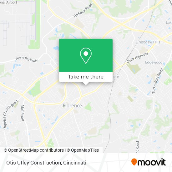 Otis Utley Construction map