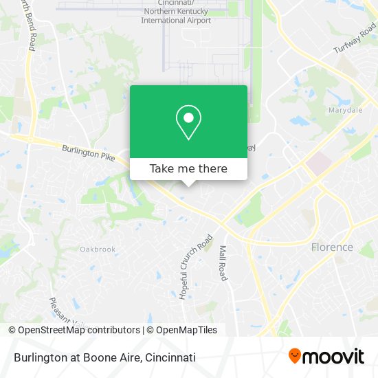 Burlington at Boone Aire map