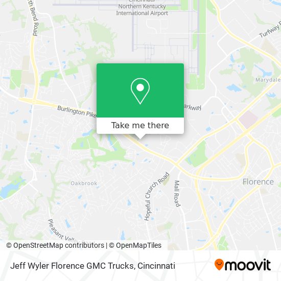 Mapa de Jeff Wyler Florence GMC Trucks