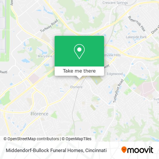 Mapa de Middendorf-Bullock Funeral Homes