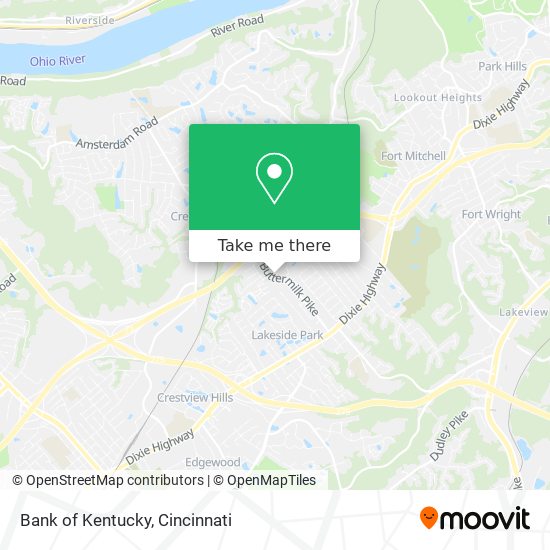 Bank of Kentucky map