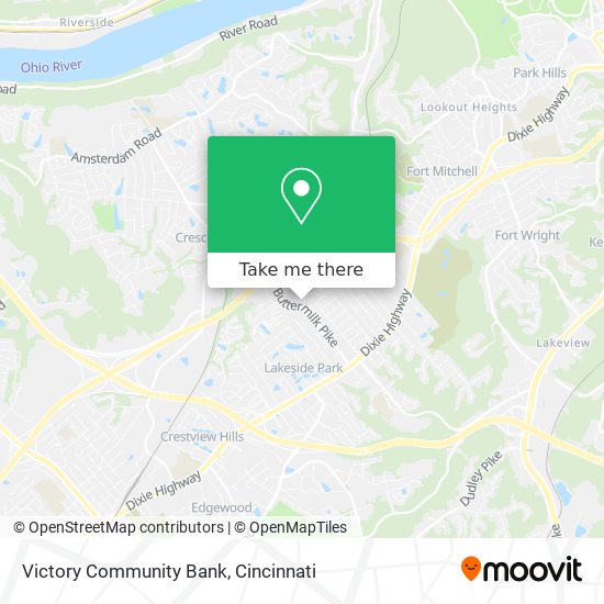 Victory Community Bank map