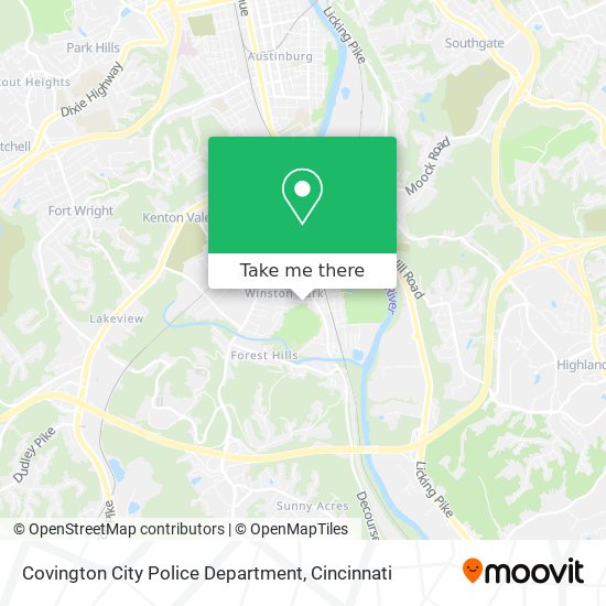 Mapa de Covington City Police Department