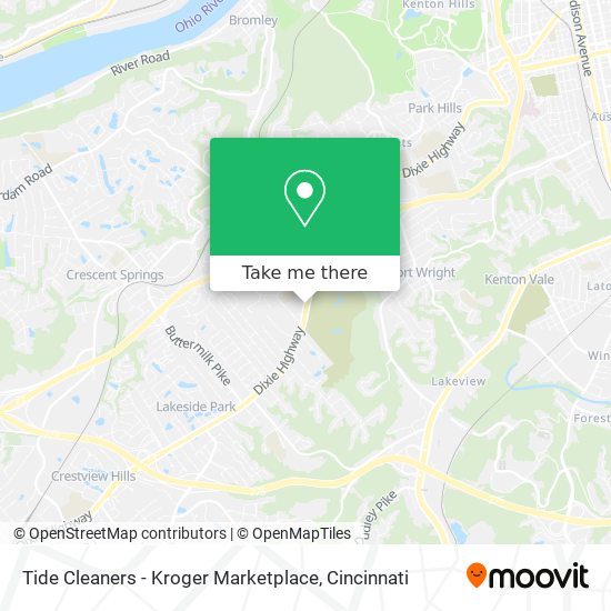 Tide Cleaners - Kroger Marketplace map