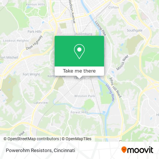 Powerohm Resistors map