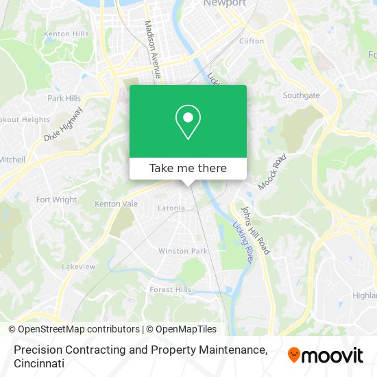 Mapa de Precision Contracting and Property Maintenance