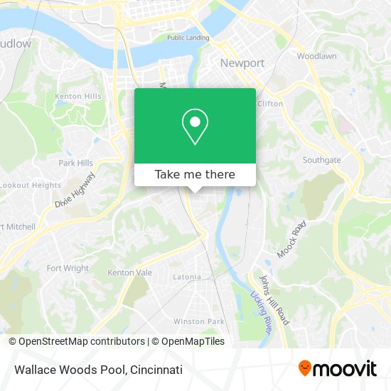 Wallace Woods Pool map