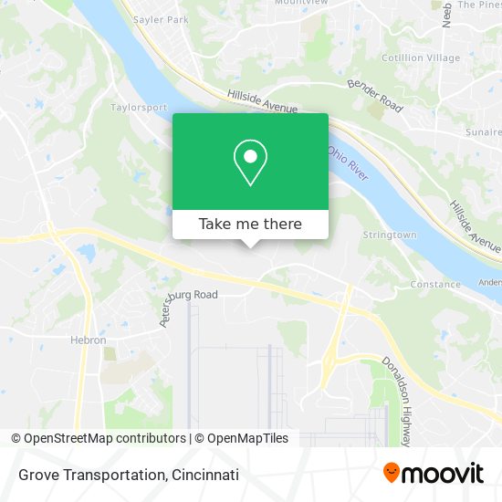 Grove Transportation map