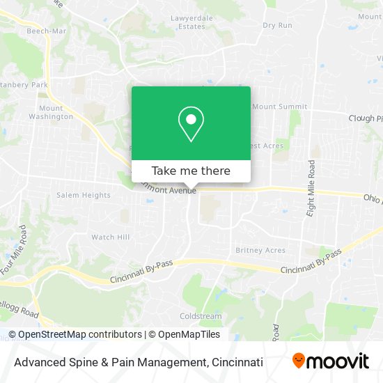 Advanced Spine & Pain Management map
