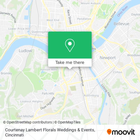 Courtenay Lambert Florals Weddings & Events map