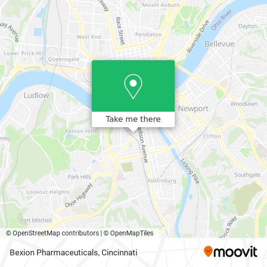 Bexion Pharmaceuticals map