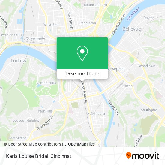 Karla Louise Bridal map
