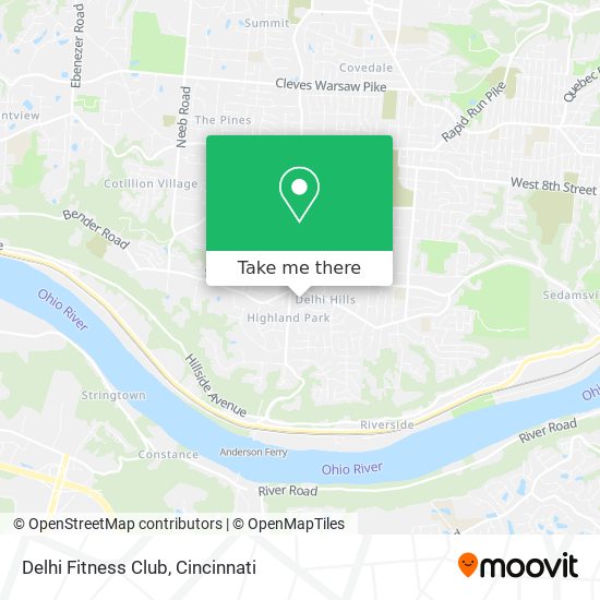 Delhi Fitness Club map