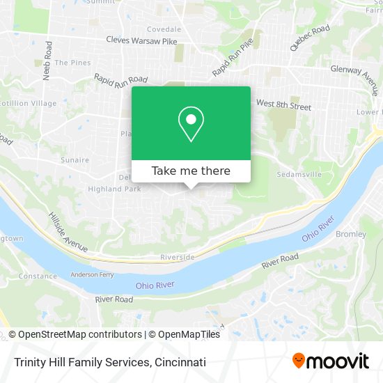 Trinity Hill Family Services map