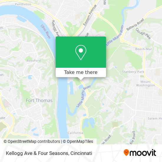Mapa de Kellogg Ave & Four Seasons