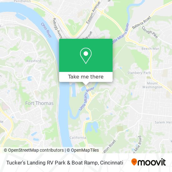 Tucker's Landing RV Park & Boat Ramp map