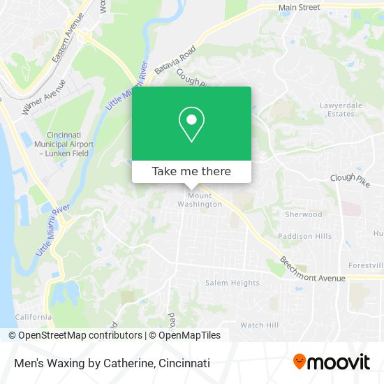 Men's Waxing by Catherine map