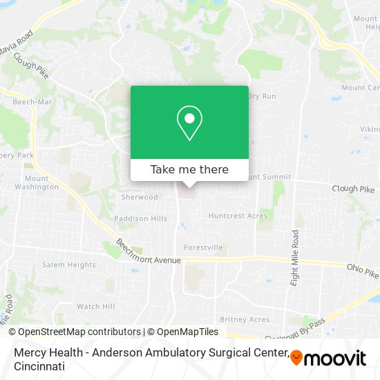 Mercy Health - Anderson Ambulatory Surgical Center map