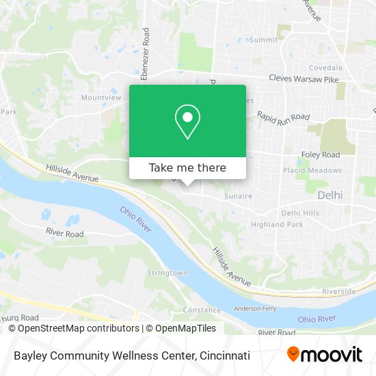 Mapa de Bayley Community Wellness Center