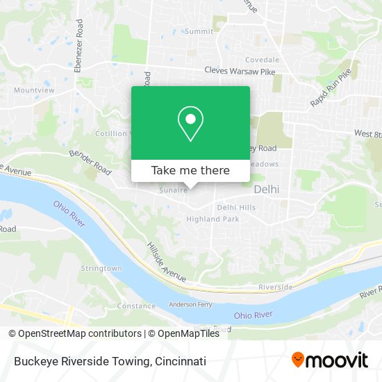 Mapa de Buckeye Riverside Towing