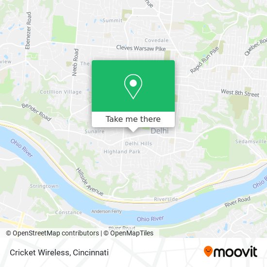 Cricket Wireless map