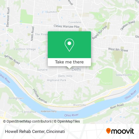 Howell Rehab Center map