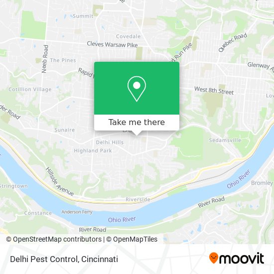 Delhi Pest Control map