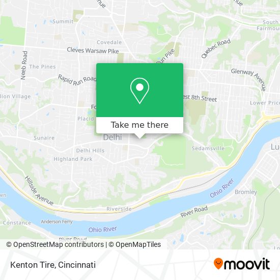 Kenton Tire map