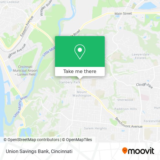 Union Savings Bank map
