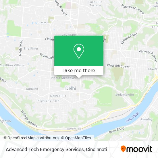 Advanced Tech Emergency Services map