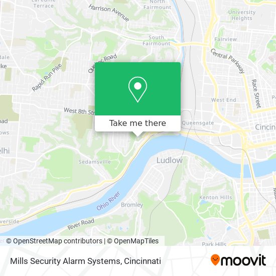 Mapa de Mills Security Alarm Systems