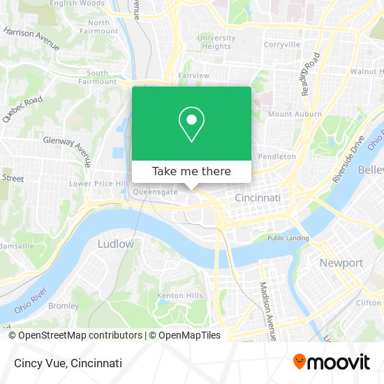 Mapa de Cincy Vue