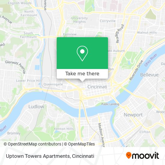 Uptown Towers Apartments map