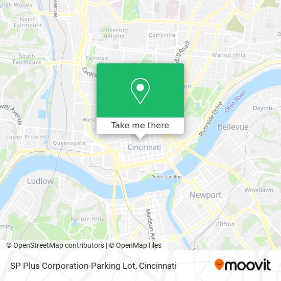 SP Plus Corporation-Parking Lot map