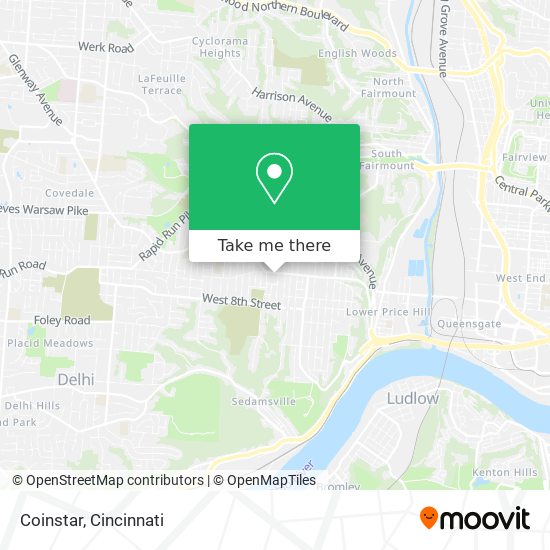 Coinstar map