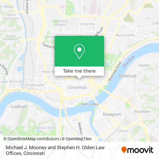 Michael J. Mooney and Stephen H. Olden Law Offices map