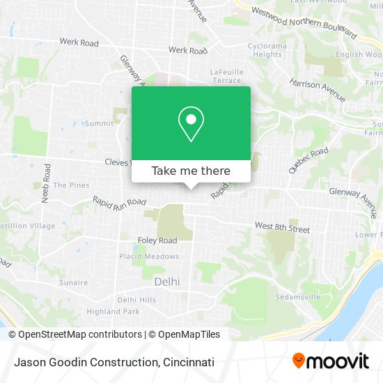 Mapa de Jason Goodin Construction