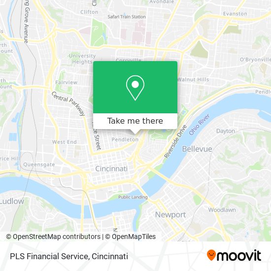 PLS Financial Service map