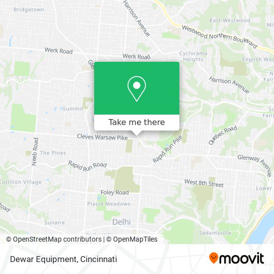 Dewar Equipment map