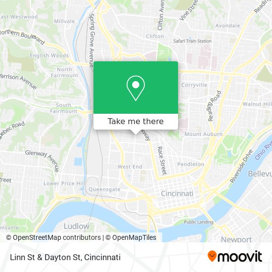 Linn St & Dayton St map