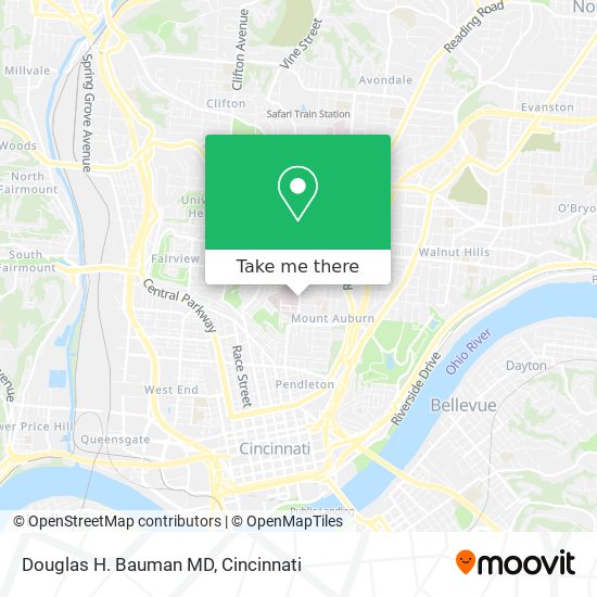 Douglas H. Bauman MD map