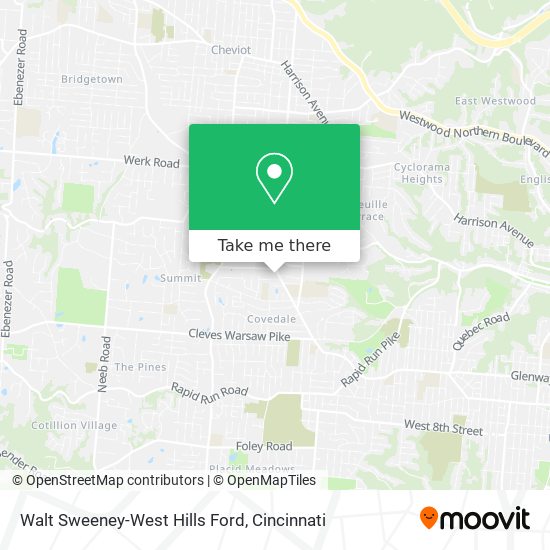 Mapa de Walt Sweeney-West Hills Ford