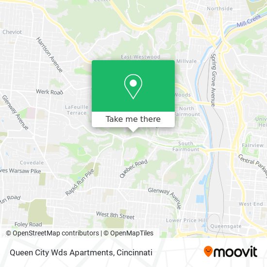 Queen City Wds Apartments map