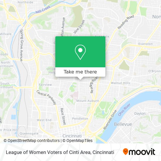 Mapa de League of Women Voters of Cinti Area