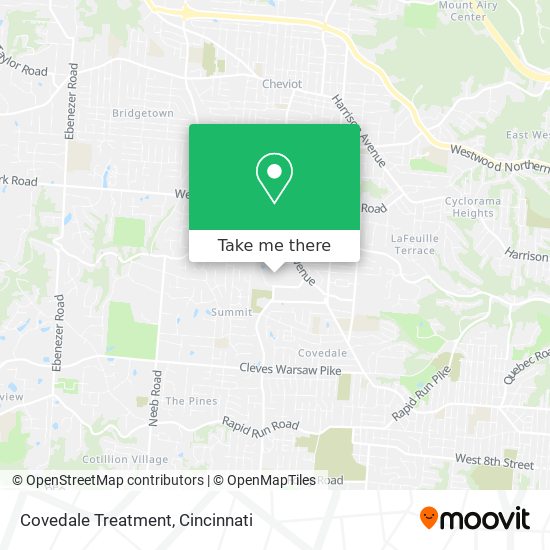 Mapa de Covedale Treatment