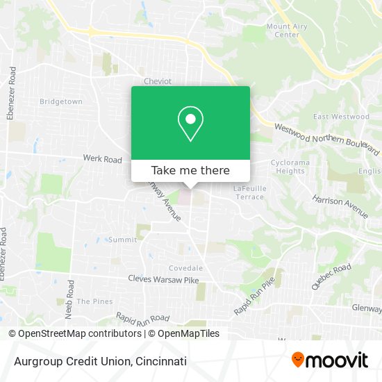 Aurgroup Credit Union map