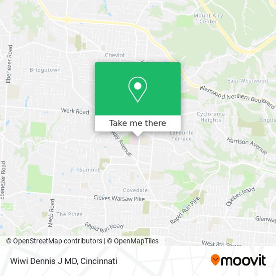 Wiwi Dennis J MD map
